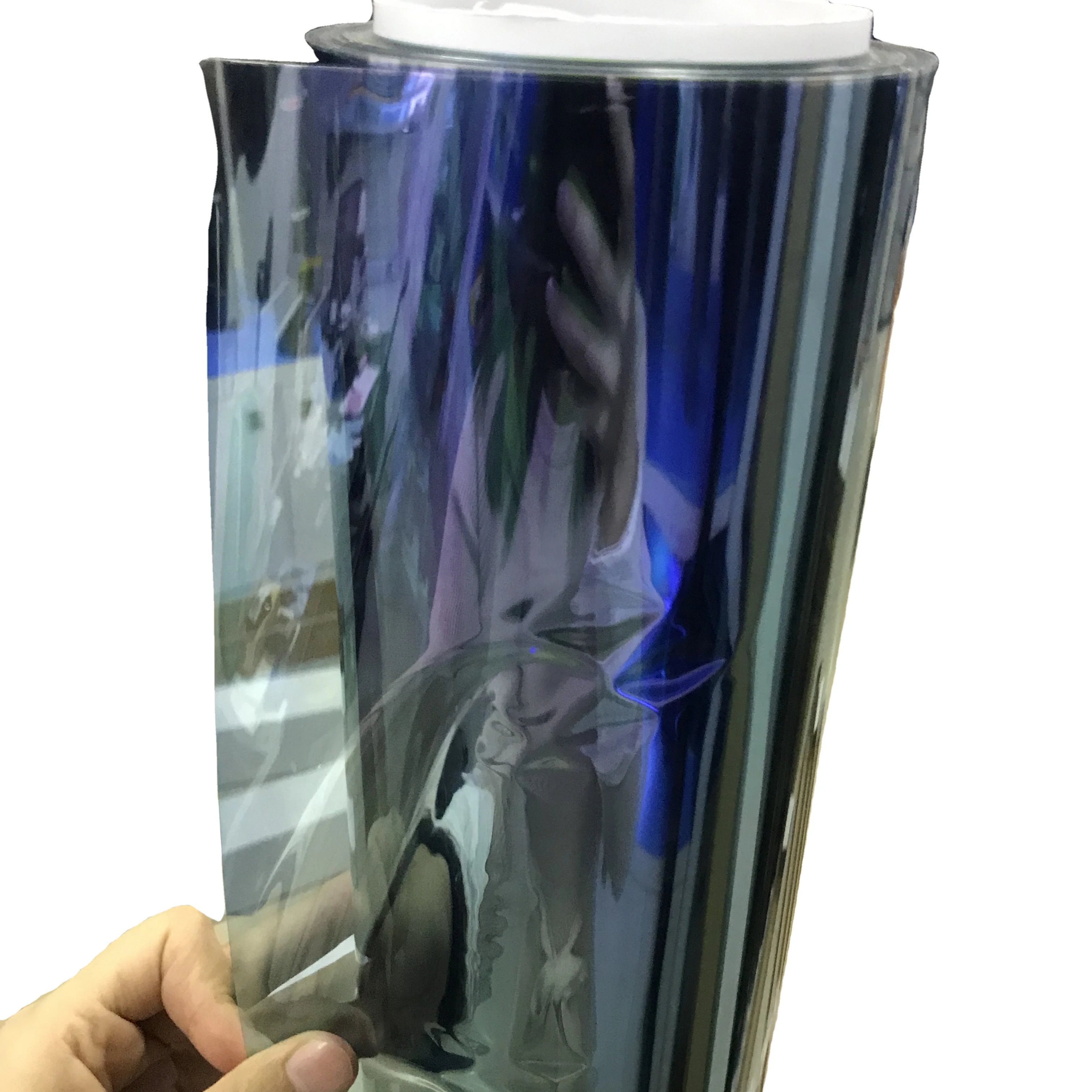 

High Quality VLT 87% Blue Color Rolls 1.52*30m Chameleon Window Tint Film Cheap Price