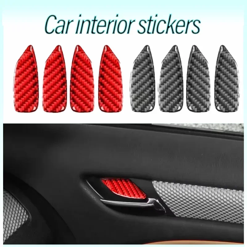 

Для BMW 3 серии E46 323I 328I 330I 325I 1999-2004 углеродное волокно, подкладка дверной чаши, декоративная наклейка для уменьшения износа инструментов