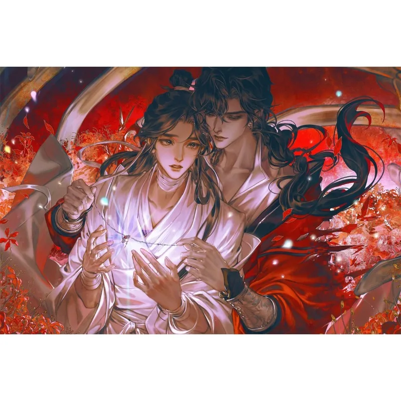 Anime Heaven Official's Blessing Unframed Canvas HD Poster Romantic Fantasy Wall Art for Bedroom Living Room Otaku Home Decor