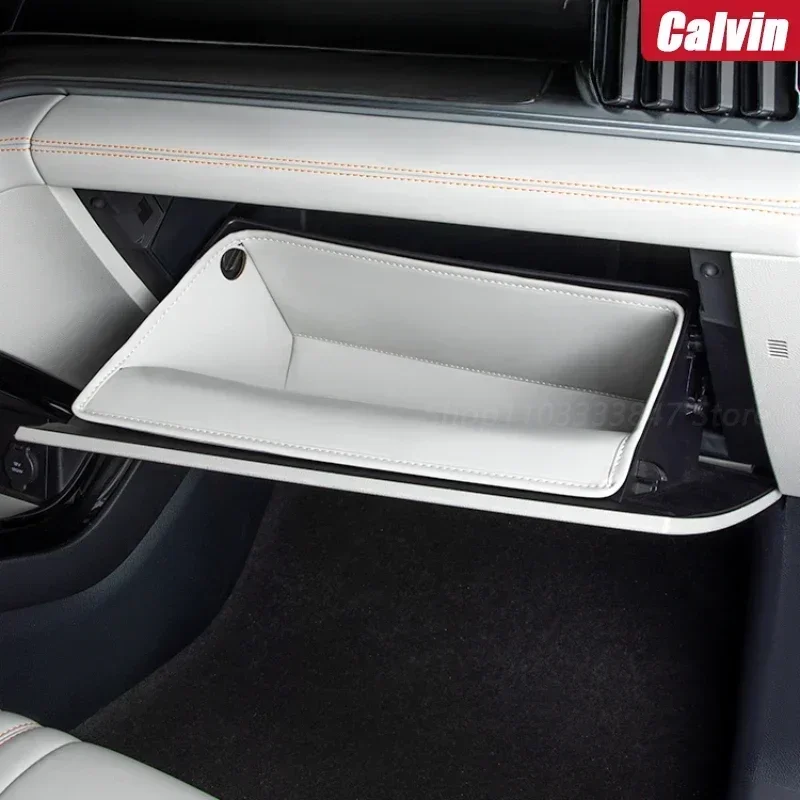 ل BYD سونغ زائد DMi/EV 2020-2025 سيارة المشارك الطيار حقيبة التخزين جيب التحكم المركزي صندوق القفازات وسادة لوازم السيارات