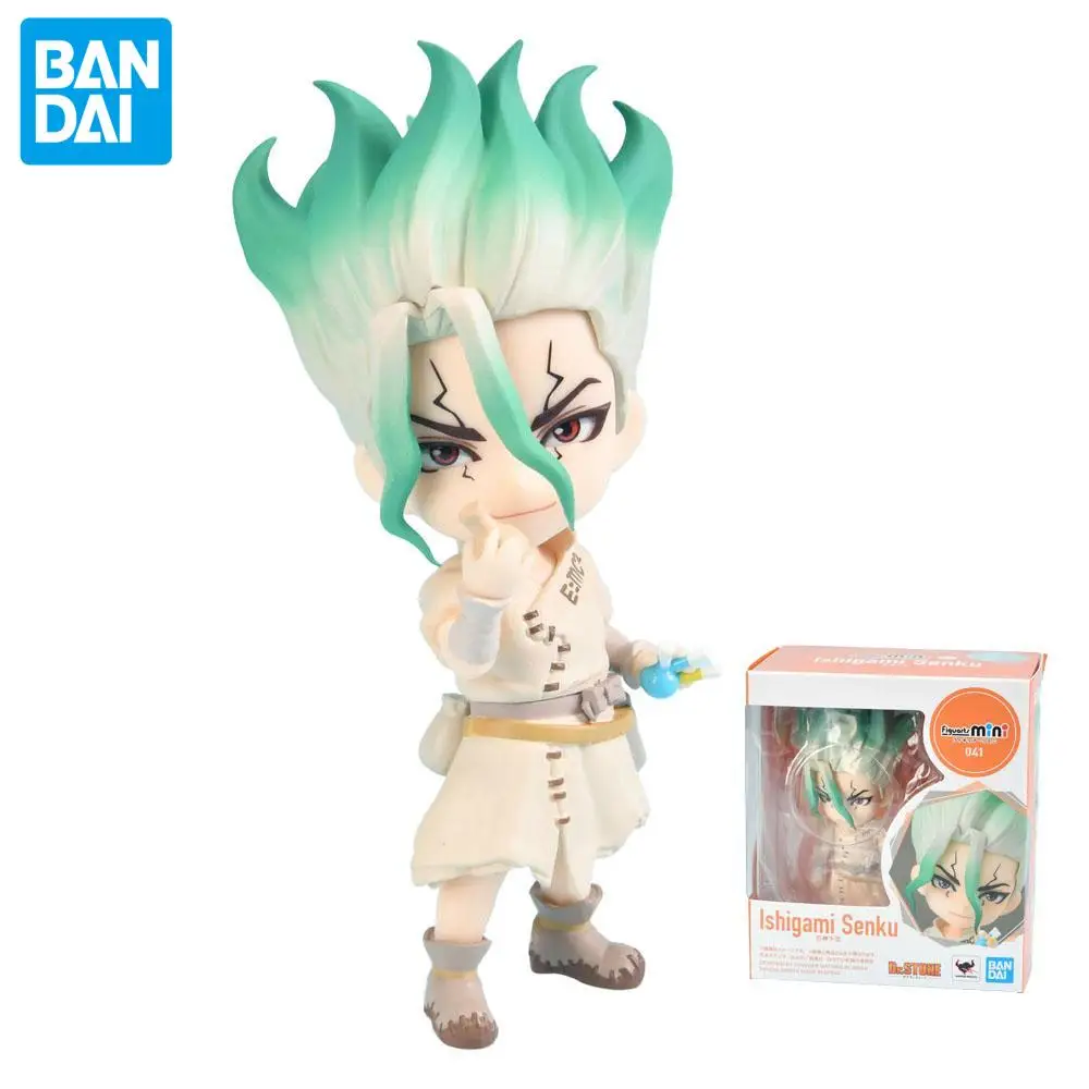 

Фигурка Bandai фигурка Dr Stone Ishigami Senkuu, Оригинальная фигурка из аниме, оригинальная Коллекционная модель куклы в коробке