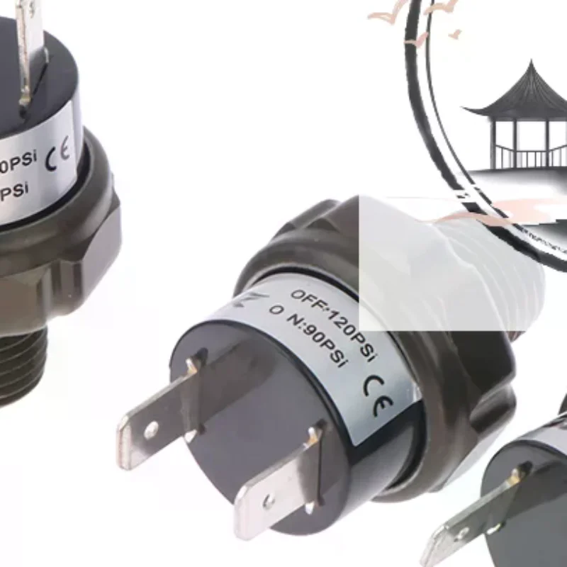 1Pcs Heavy Duty 1/4 NPT Air Compressor Pressure Control Switch Valve 70-100PSI 90-120PSI 120-150PSI
