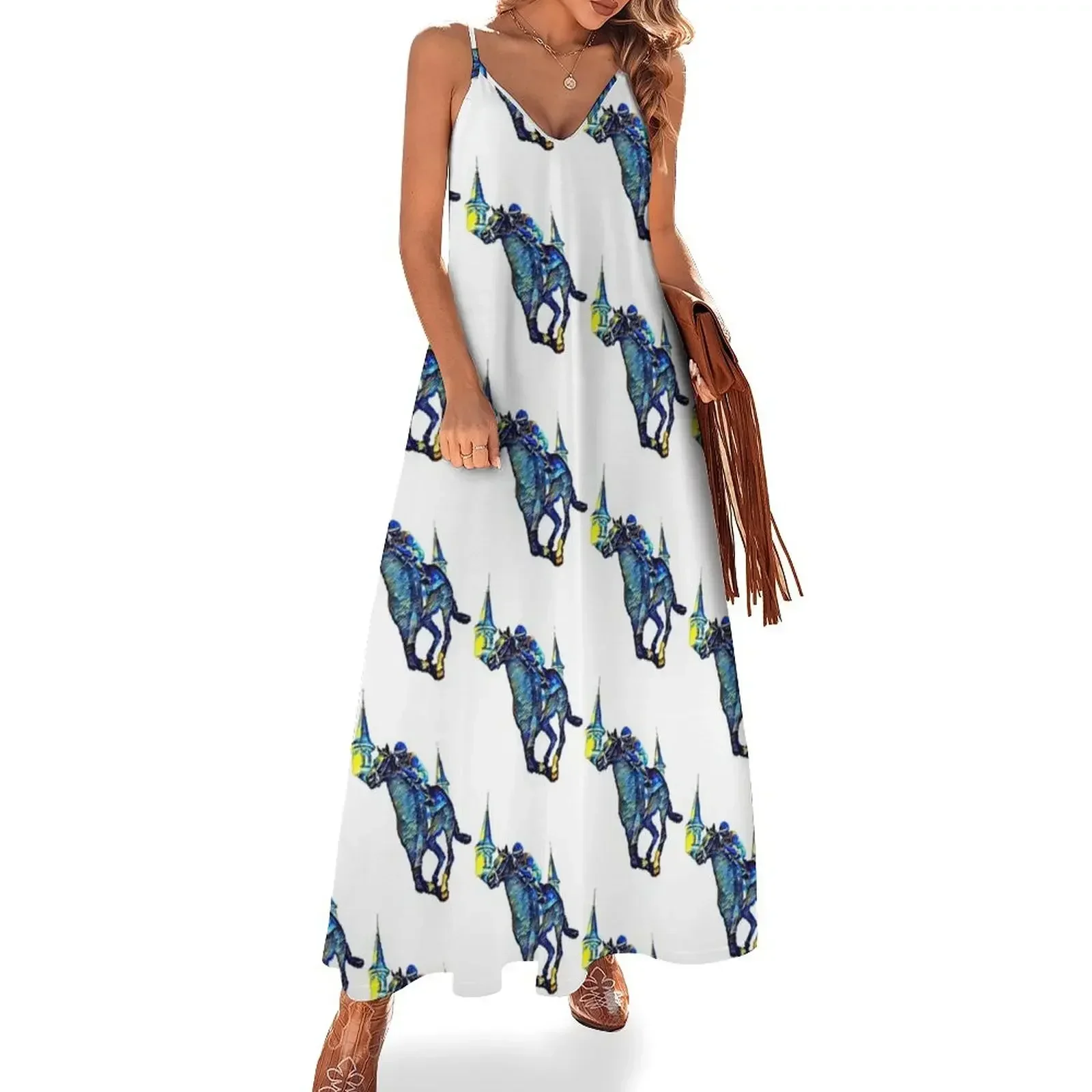 It’s almost Kentucky Derby time! Sleeveless Dress Women's clothing women clothing 2025 new arrivals Dress