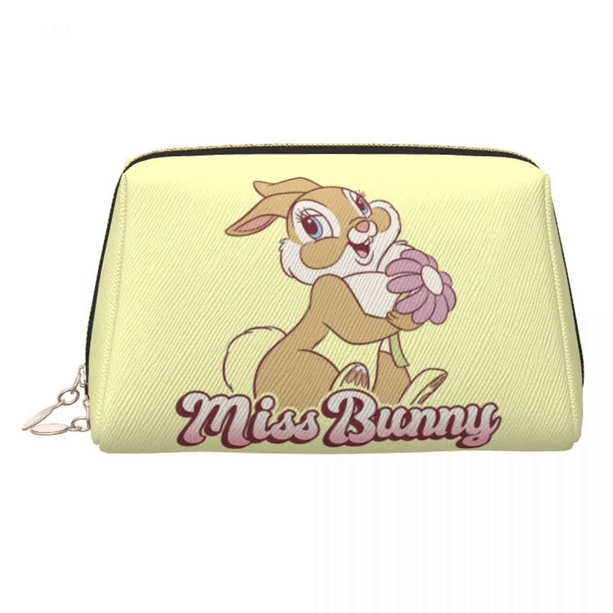 

Дорожная сумка для туалетных принадлежностей Bambi Miss Bunny на заказ, кавайный косметический органайзер для макияжа, женский чехол для хранения красоты Dopp Kit Case