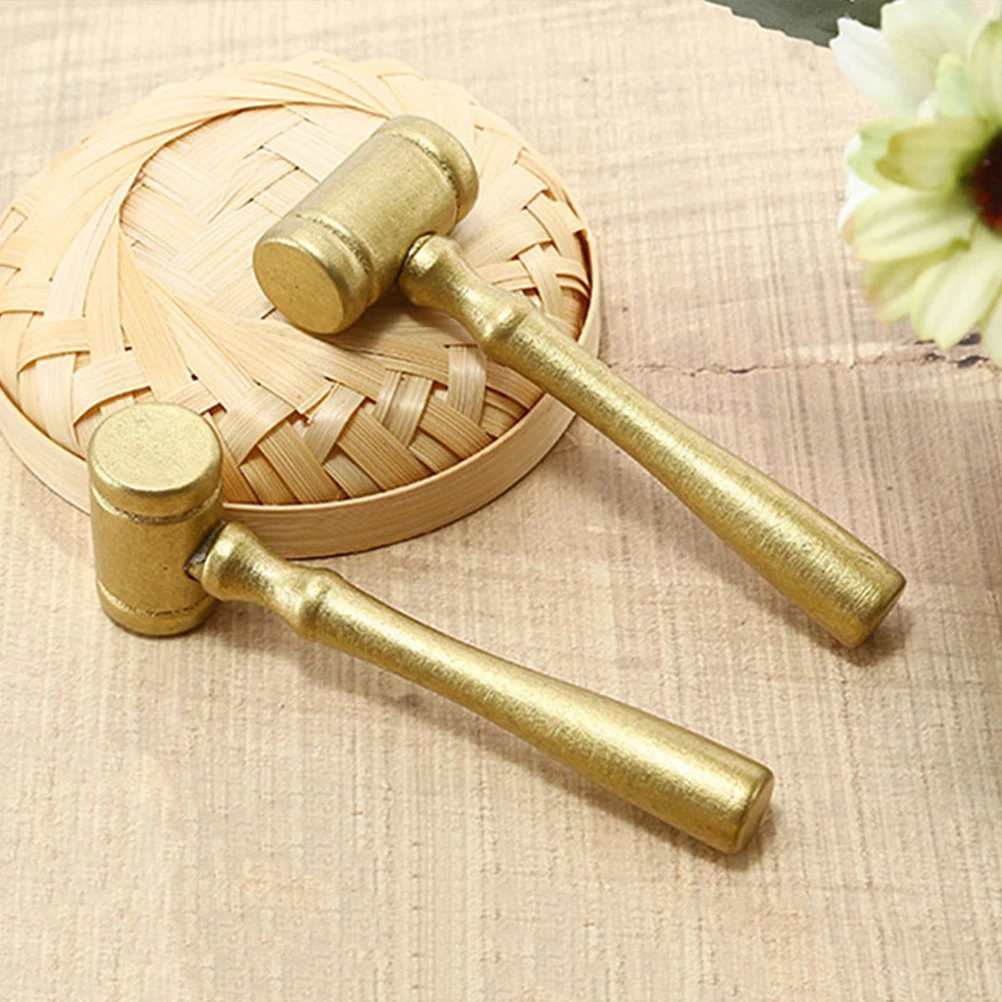 

3Pcs Mini Wooden Gavel for Judge Auction Sale Hammer Smooth Handheld Efficient Portable Court Room Decoration Judge Gavel