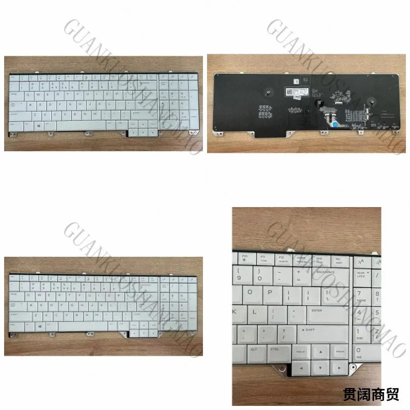 HJY...062W10/ 07NF7F is suitable for Dell Alienware Area-51m portable computer keyboard with backlight