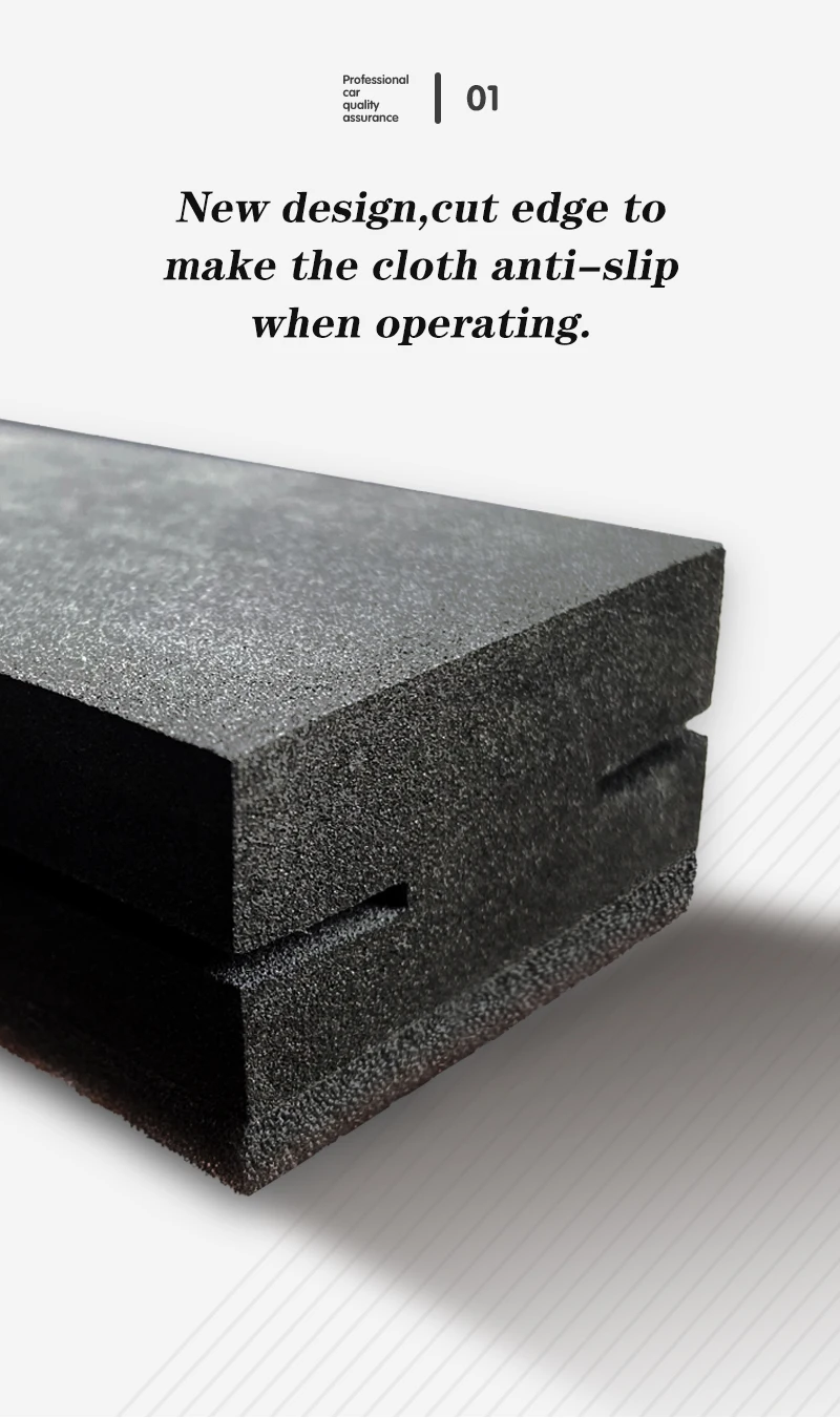 Lucullan Neue Anti-drop Design Auto Keramik Beschichtung Dressing Applikator Auto Glas Farbe Nano-Mantel Schwamm Pad – Detail 2