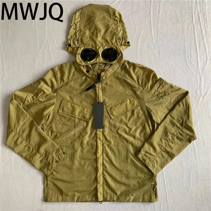 MWJQ Male Hooded Jacket  New Fashion Casual Loose Zipper Drawstring Design Streetwear 2024 Autumn Men's Tops Tide  010003