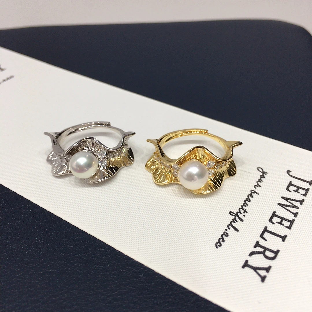 ZHBORUINI لؤلؤ المياه العذبة الدائري 7.5-8 مللي متر الزركون متموجة عالية مجوهرات قابل للتعديل أنيقة موضة هدية للنساء 2025 جديد وصول