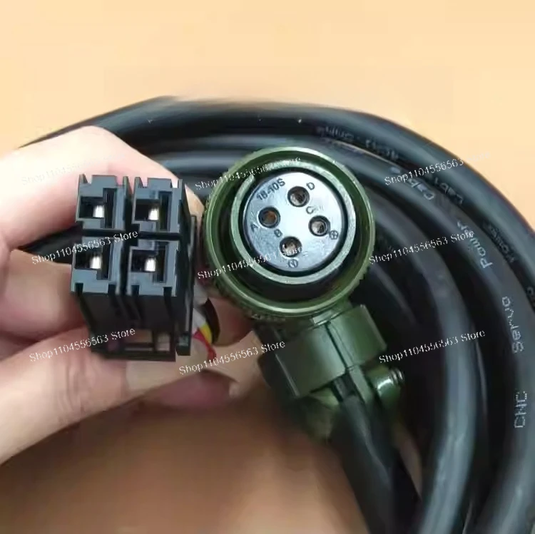 Genuine, suitable for Fanuc servo motor power cord 18-10S power plug D-5 FANUC4 core cable
