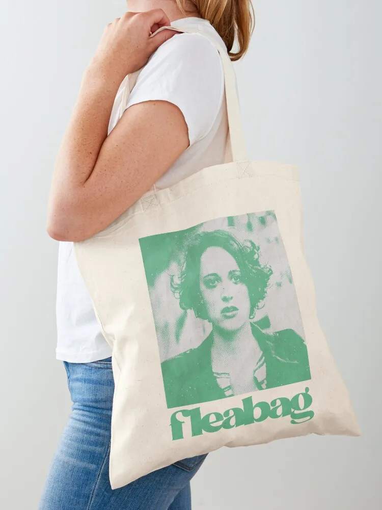 

fleabag by phoebe waller bridge Tote Bag female bag supermarket folding bag canvas tote shopping cart bags