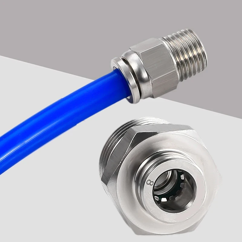 

10pcs Air Pneumatic Tube Fitting OD 4-16mm T Y L I Tpye PV Plastic Quick Connector Push In Pipe Hose，ood sealing performance