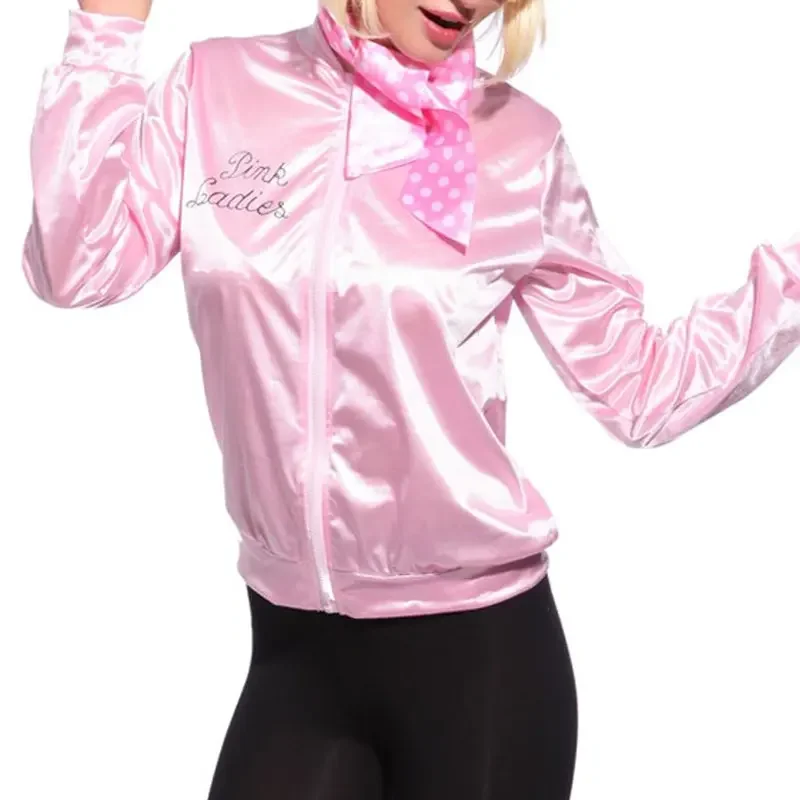 Vrouwen Roze Kleur Basic Jassen Trainingspak Dames Retro Jas Fancy Kostuum Herfst Winter Warm Lange Mouw Rits Streetwear