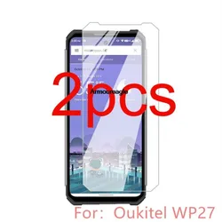 2 pçs hd protetor de vidro temperado para oukitel wp27 robusto 6.78 