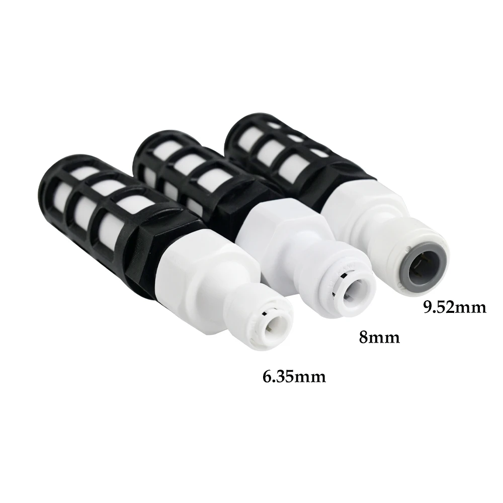

6-10mm Quick Fitting Connector Self Priming Filter With PP Cotton For Water Pump Misting System