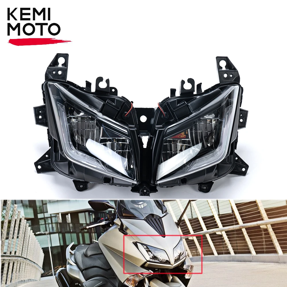 TMAX530 2015 2016 Headlight LED Headlamp Light Assembly Motorcycle Front Head Lights Waterproof TMAX 530 T MAX XP 530 Access