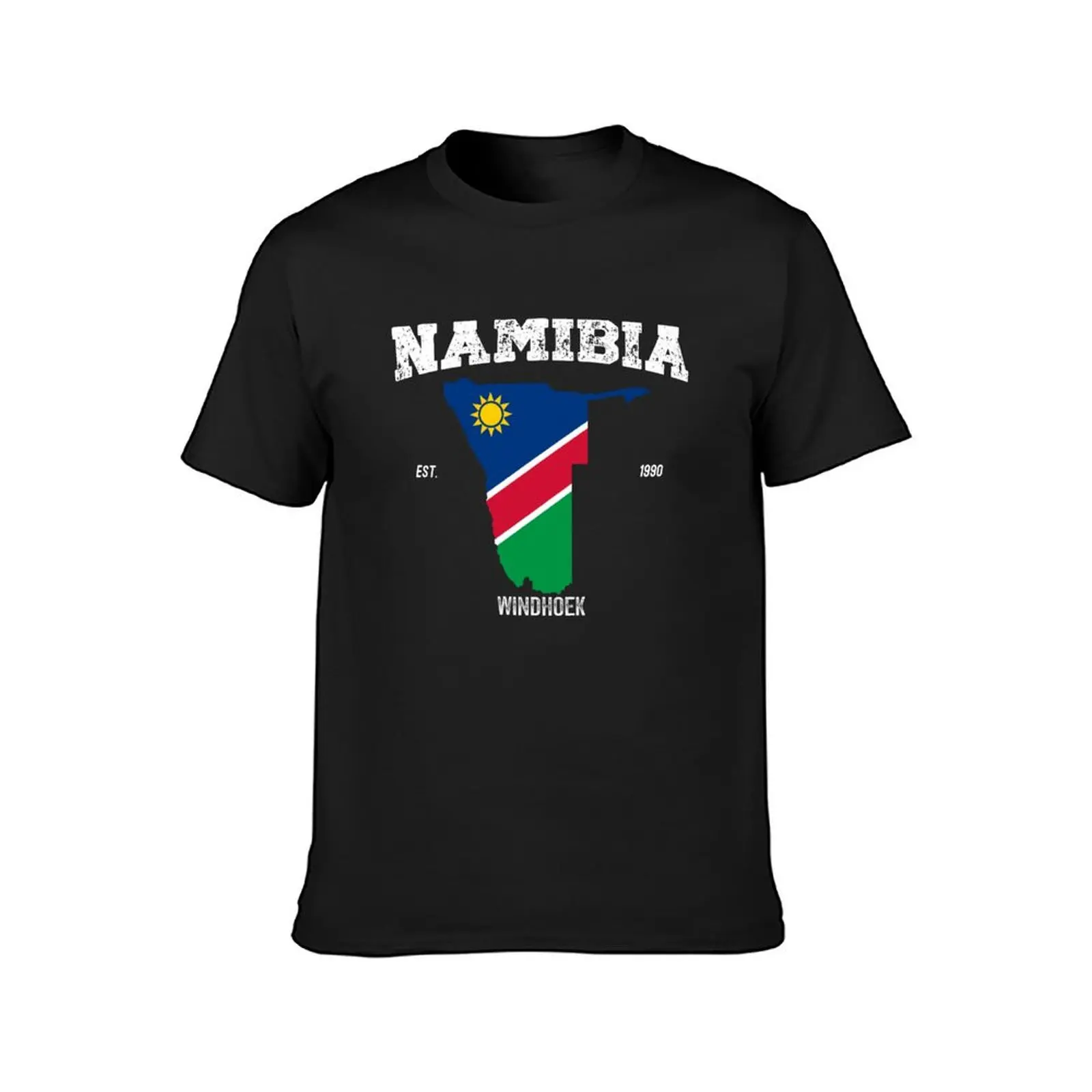 Namibia Flag, Namibia Map, Namibian National Flag T-Shirt sublime plus sizes big and tall t shirts for men