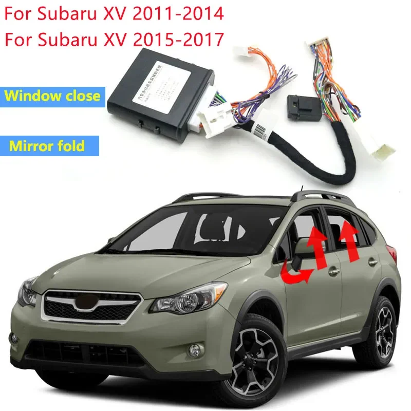 Left Hand Drive Car Auto Window Close Open+ Mirror Fold Unfold Module For Subaru XV 2011 2012 2013 2014 2015 2016 2017