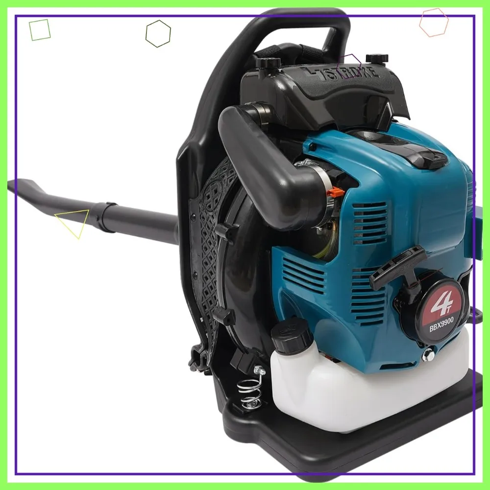 

Бензиновая воздуходувка-рюкзак 75.6 куб. см, 2600 Вт, 4-тактная, 498 CFM, с круиз-контролем, регулируемая насадка для листьев, снега и мусора