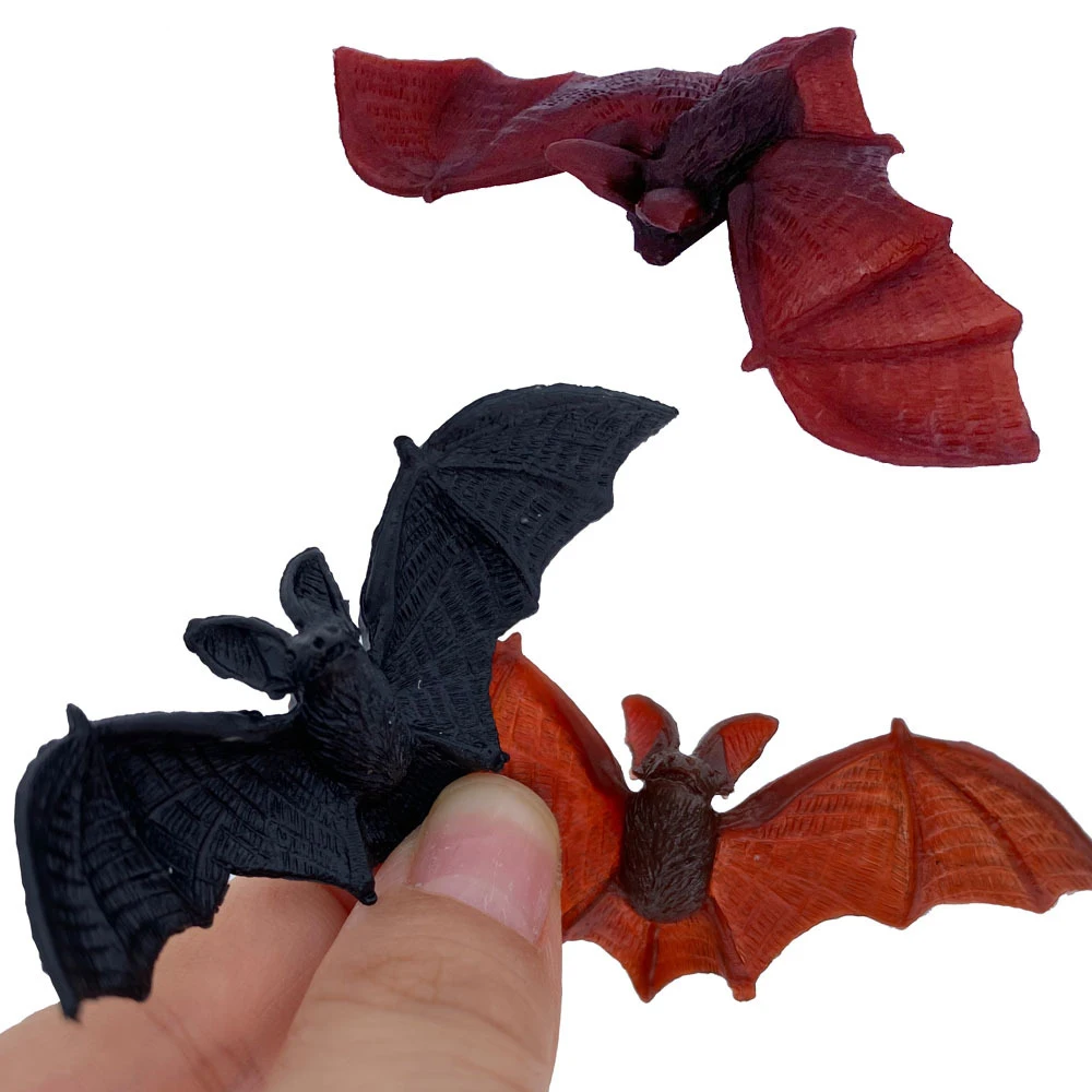 

10/20PCS Realistic Plastic Bat Simulation Bat Insect Tricky Prop Prank Toys Horror Funny Horror Trick Prop Halloween Gift