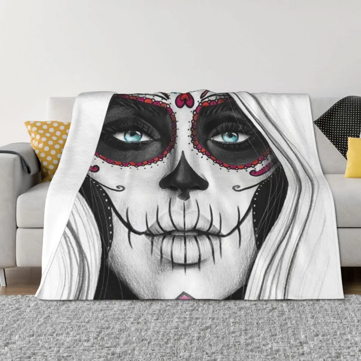 

Catrina 1 Throw Blanket decorative Winter beds Decorative Beds Flannel Blankets