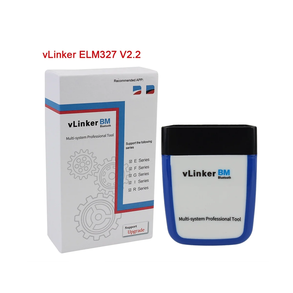 ELM327 V2.2 VLINKER BM Bluetooth Compatible 3.0 Car Diagnostic Tool OBD2 for BMW BIMMERCODE Code Reader for Scanner