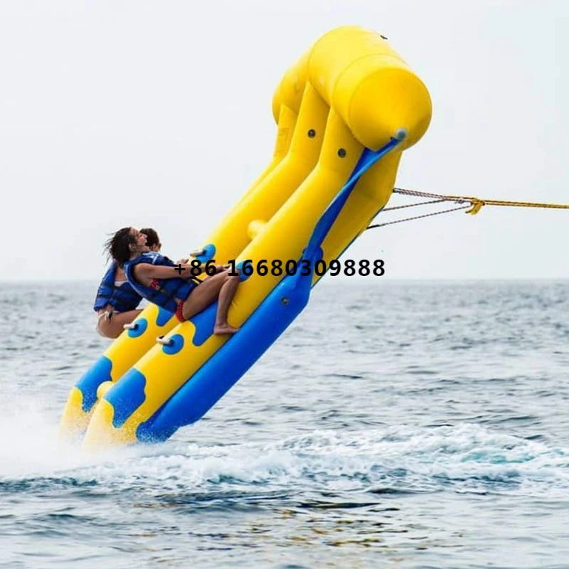 

Factory price salt water flying fish towable tube banana Boat water sport combo