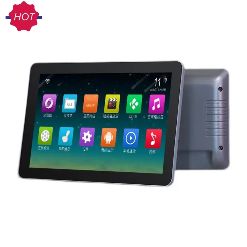 Touchwo Wall Mount 15.6 Inch 10 Points Capacitive RK3288 Front Camera Touch Screen Poe Optional Nfc Android Tablet with USB