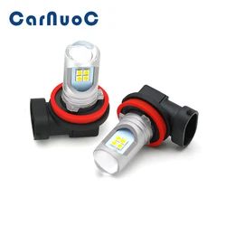 2pcs HA CONDOTTO LA Luce di Nebbia Blub H8 H11 Lampada Canbus No Errore Per Volvo C30 C70 S40 2004-2012 S80 V50 V70 XC60 2010-2013 XC70