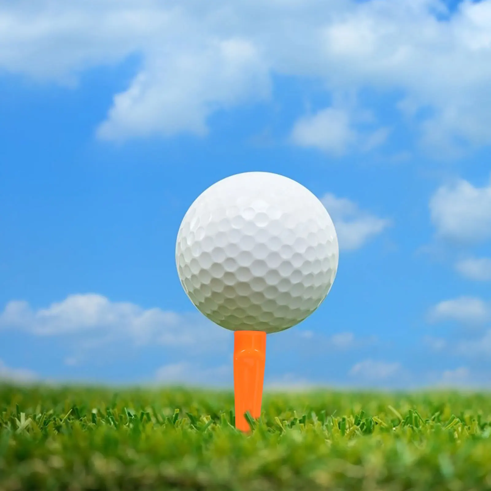 

50pcs Golf Tees Plastic Ball Nails Flat Training Pegs Unbreakable Lightweight Tee Accessories Practice Tools Random Color