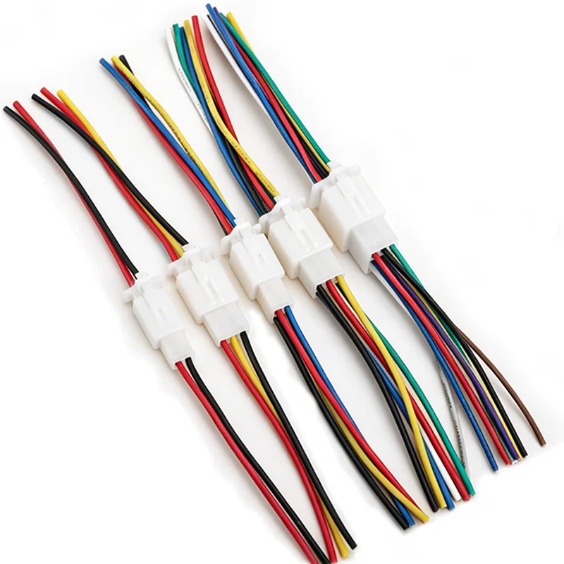 1 Set 2.8mm Car Motorcycle Waterproof Connector 2/3/4/6/9 Pin Connectors Auto Wiring Harness Socket Repair Accessories