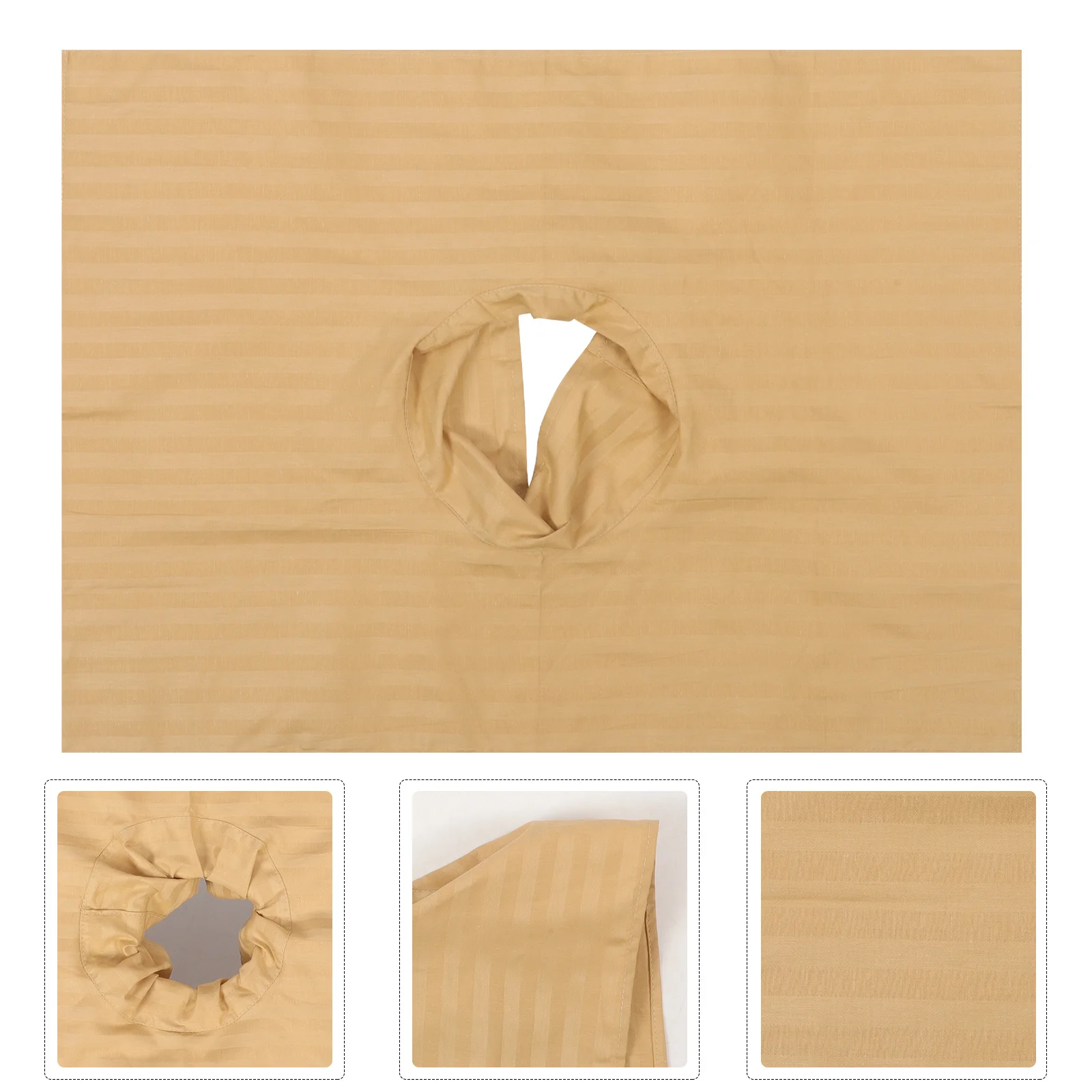 

Cotton Breathable Face Hole Cover Massage Table Sheet for Salon Spa Beauty Massage Supplies Face Hole Cover Beauty Supplies