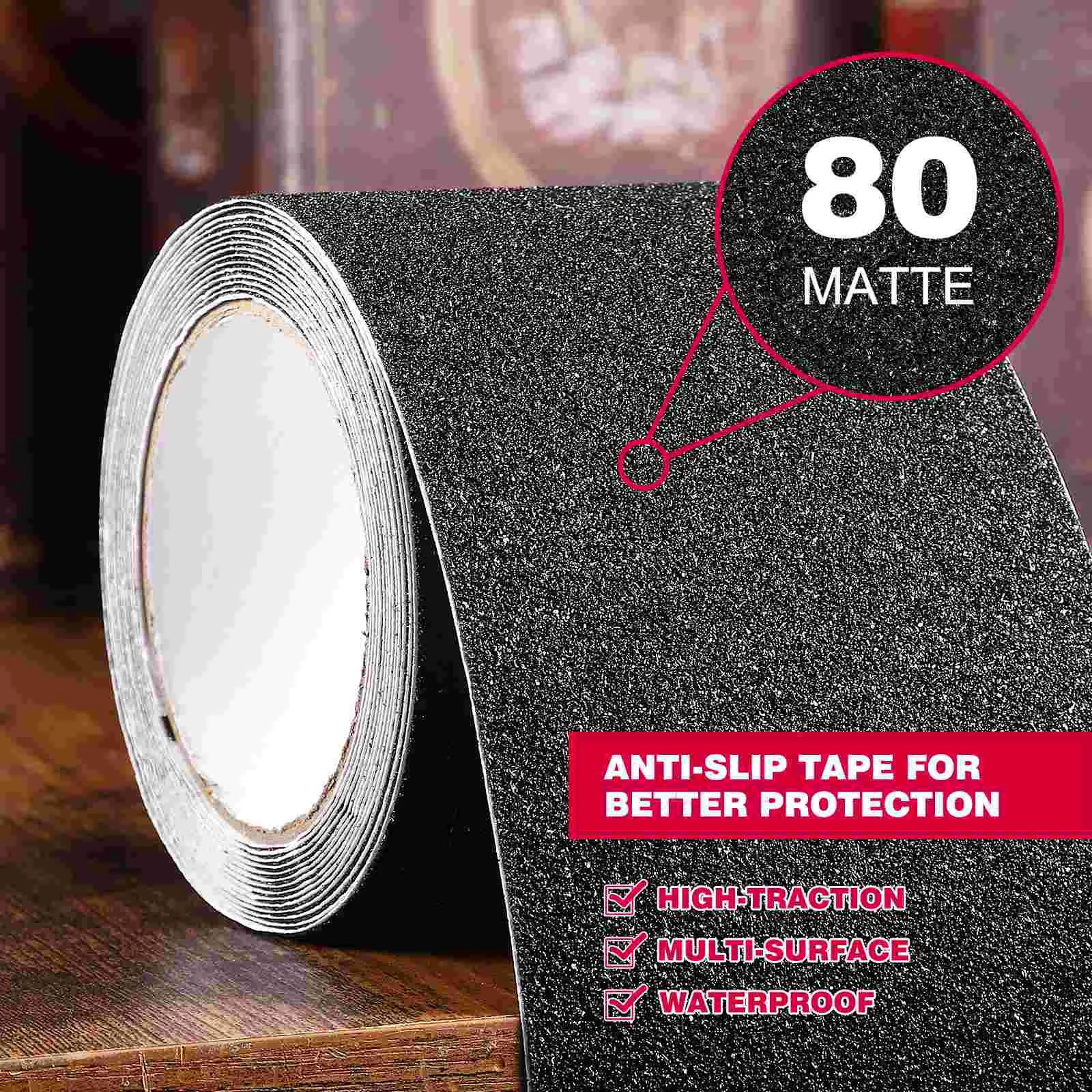 เทปกันน้ําพื้น Anti-SLIP Traction Anti-Skid Nonslip Matte Treads ความปลอดภัยสําหรับในร่มกลางแจ้งขั้นตอน PVC