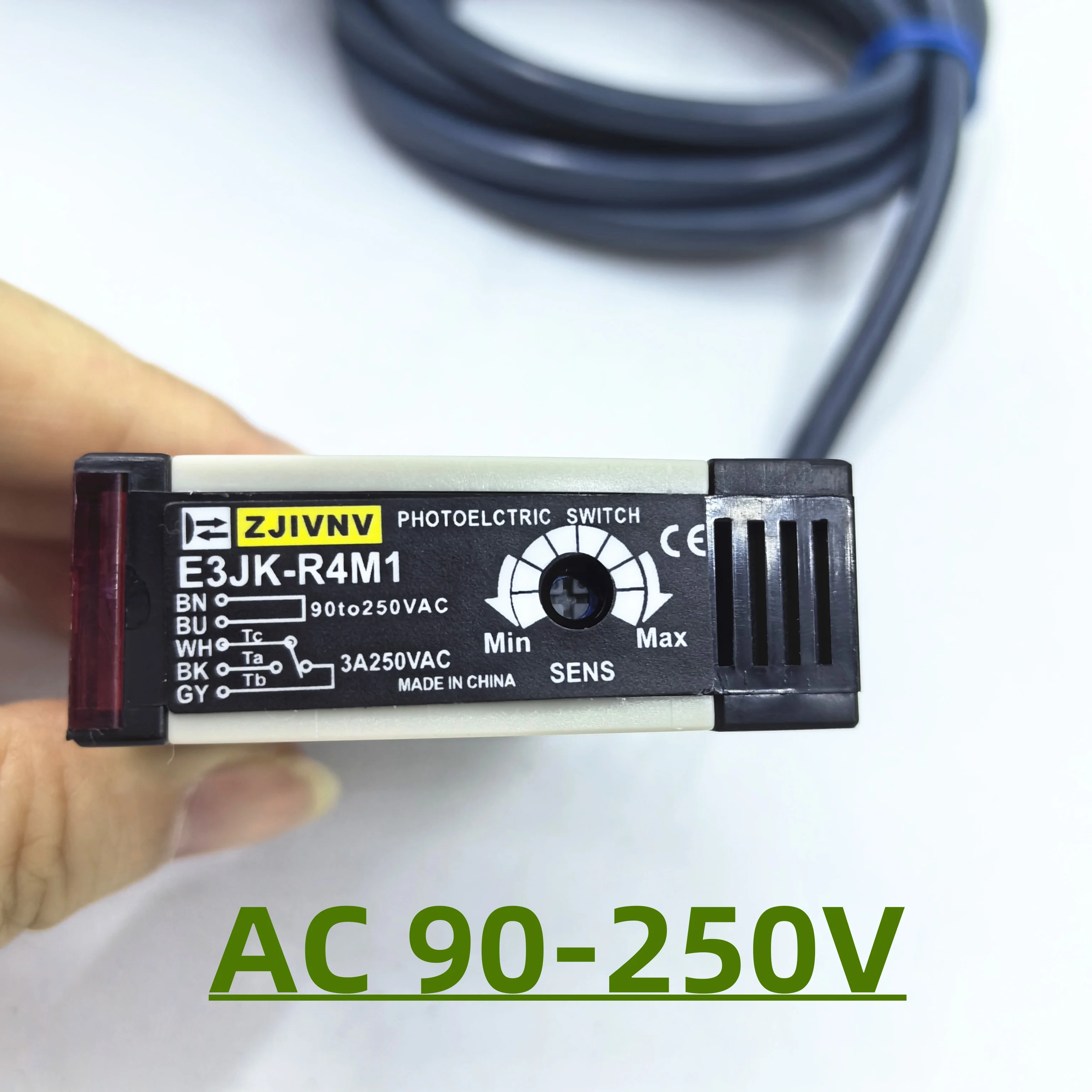 photoelectric switch E3JK-R4M1 DC 12~24V,  AC90-250V Detective distance 4M Potoelectric switch