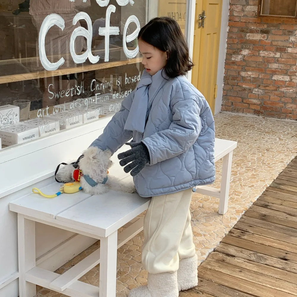 

Jacket Padded with Cotton 2025 Korean Version of New Children's Clothing Cotton Clothes on Both Sides Winter Clothes