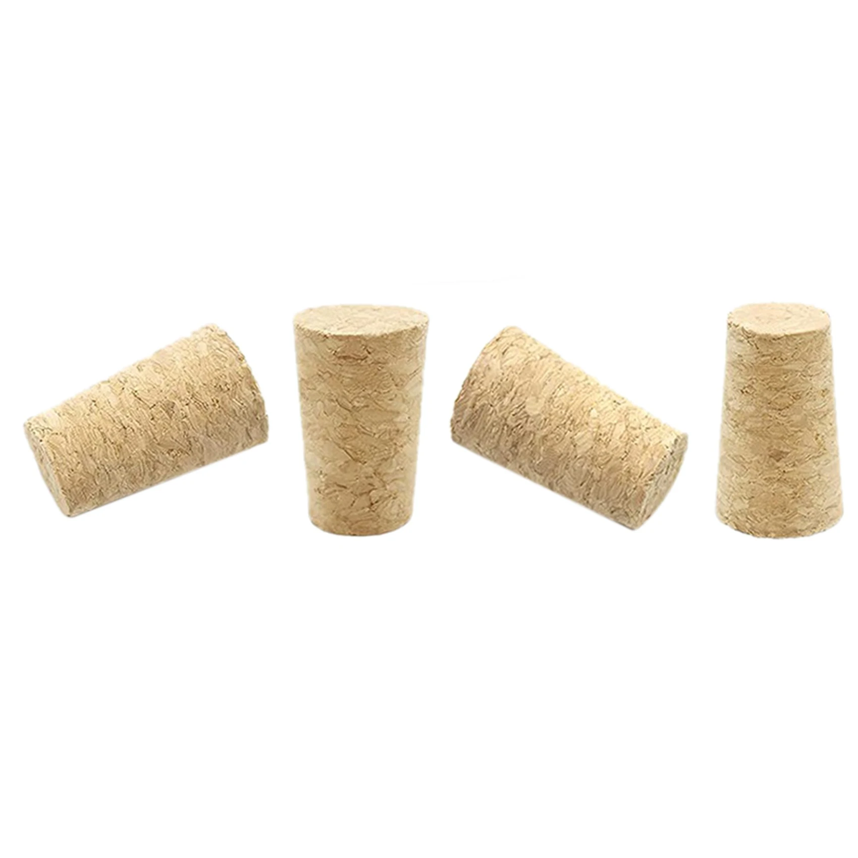 

LICE-200Pcs Tapered Wine Cork Reusable Wood Corks Creative Portable Sealing Wine Stopper Wine Bottle Cover For Bottles Wine
