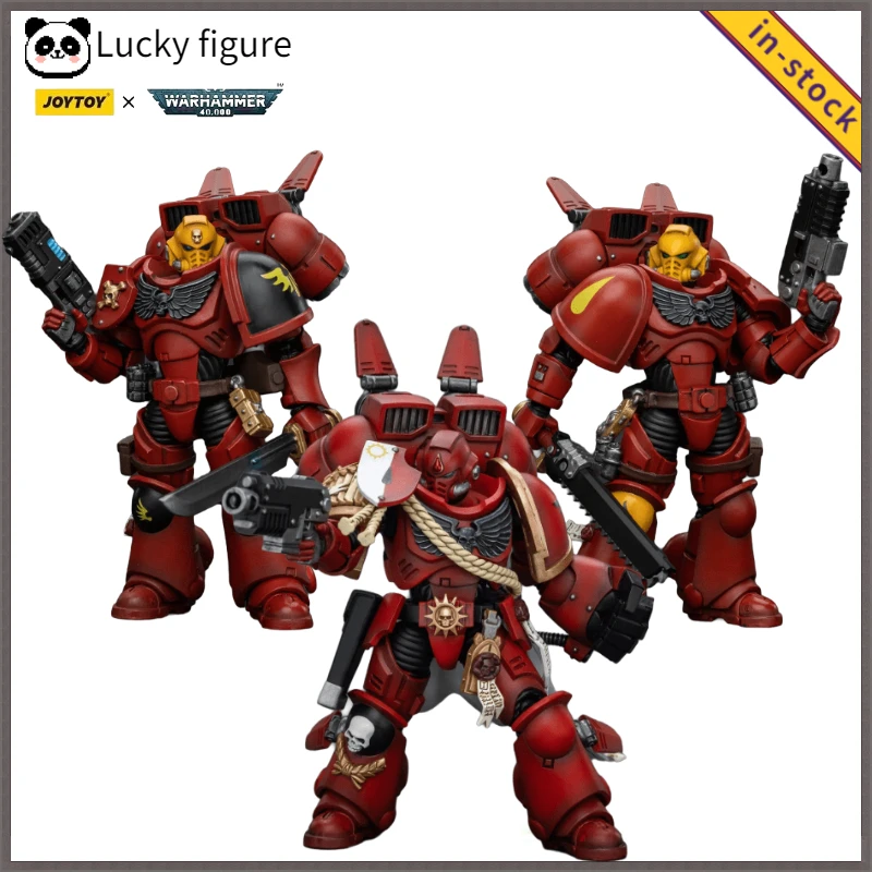 In Stock Original Genuine JOYTOY Warhammer 40k 1/18 Action Figure Blood Angel Jump Pack 3 Doll Collection Gift Toy