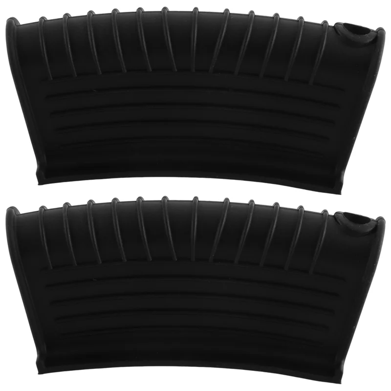 A68M-سميكة سيليكون عموم غطاء مقبض غطاء عازل عموم قرط كبس مقلاة حديد الزهر مقلاة ووك مقبض حامل ، 2 قطعة