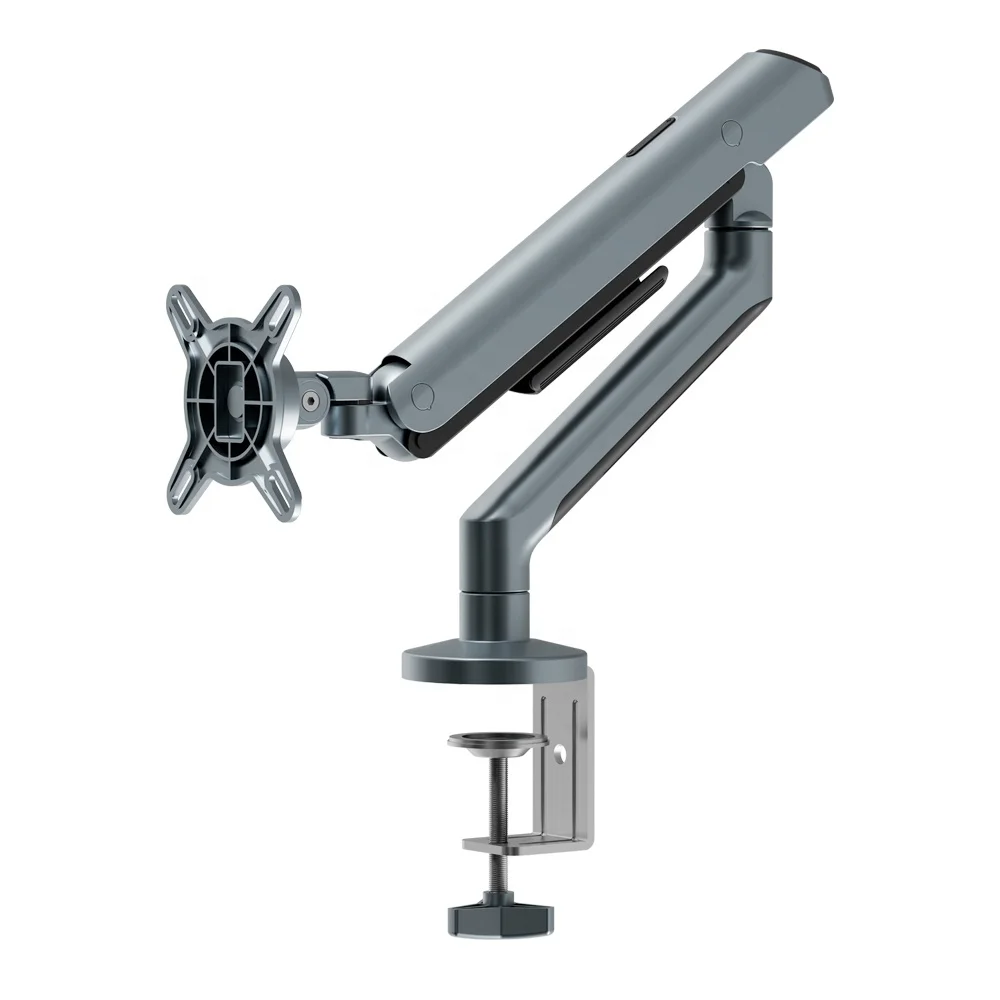 2026 New arrival of mechanical spring monitor arm bracket with height adjustment monitor sand supports display up to 8kg