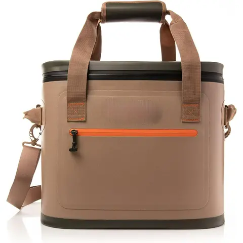 Ultra-Tough Soft Cooler 30 Can, Insulated Bag Portable Ice Chest Box , Floating Cooler Leak-Proof with Zipper