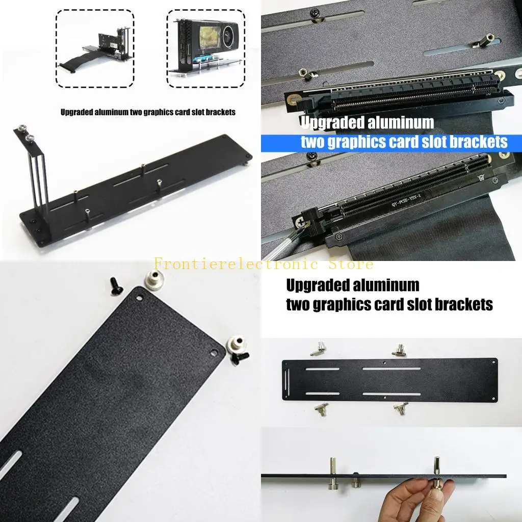 G8DB Vertical Graphics Card Mounting System Aluminum Stand Heat Control for 4060
