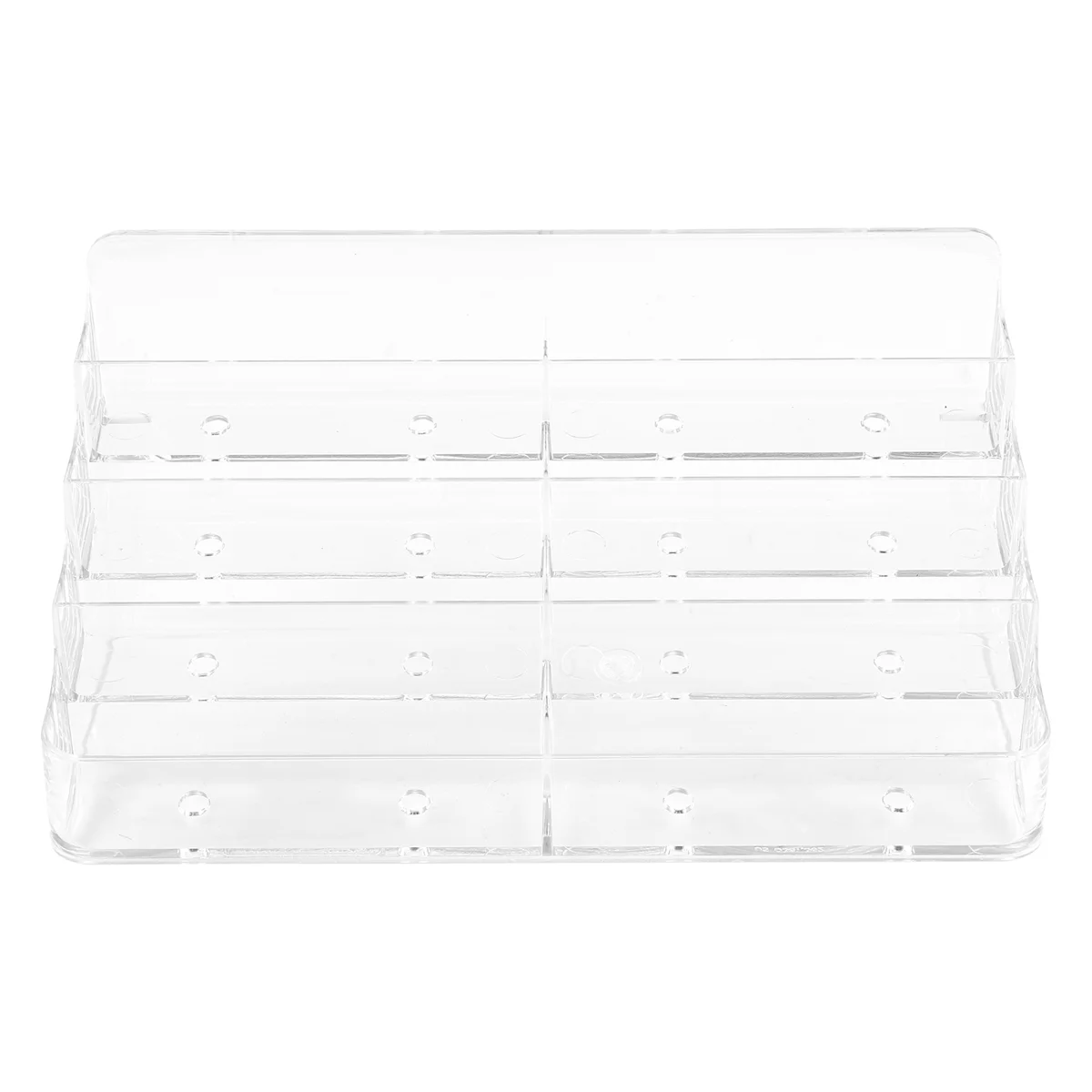 

Business Card Holder, 8 Pocket Acrylic Business Card Holder for Desk Business Card Stand Desktop Business Card Holders