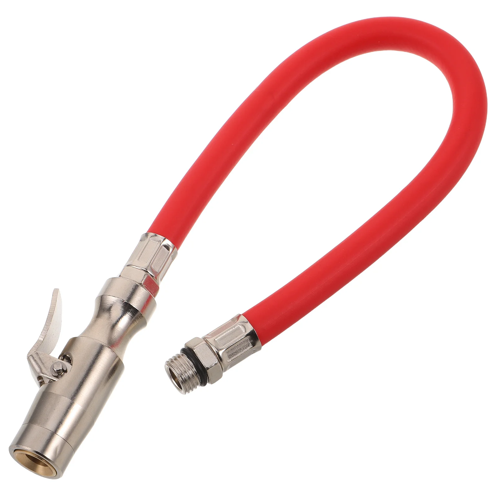 

Tire Pressure Gauge Inflator Hose 17.1 Inch Red 12.5Mm Thread Air Pump Replacement Tube Durable Inflator Extension For