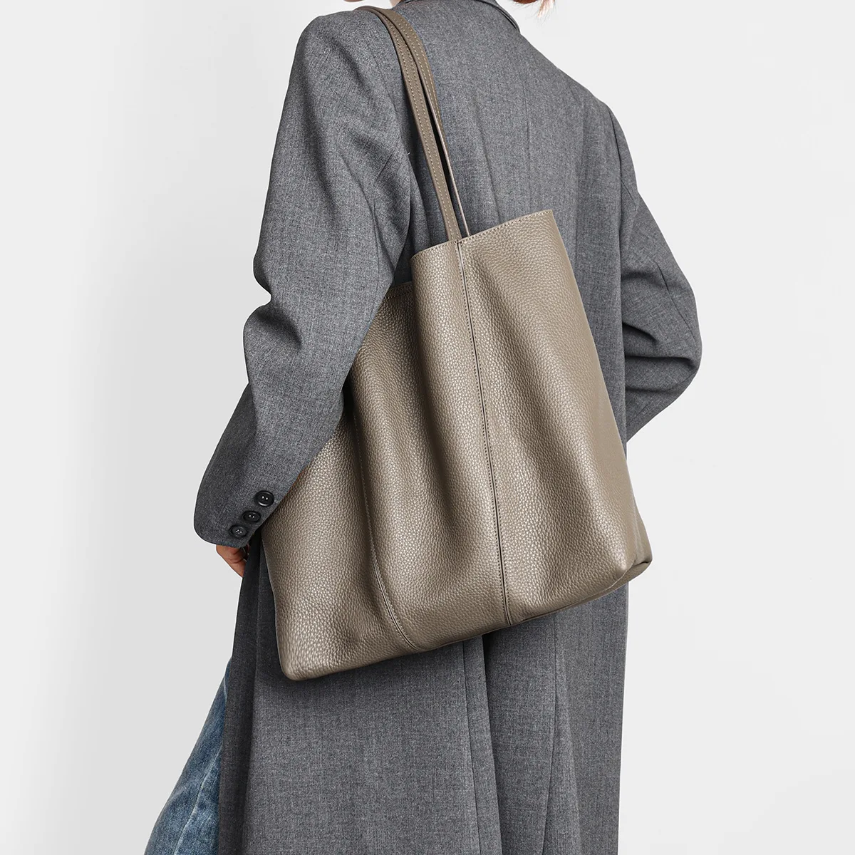 حقيبة نسائية صغيرة Suмка виoncesж جلد طبيعي ناعم كبير السيدات الكتف حقيبة كروسبودي الفاخرة SUмка حقيبة يد للتسوق الإناث