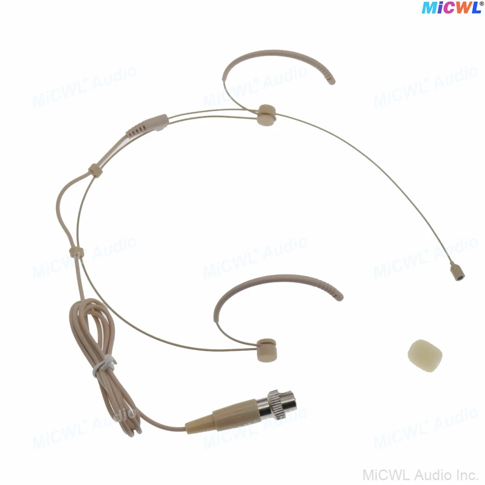 ACT800 Strong Earset Frame HeadSet Microphone For MiPro 4-Pin Locking Wireless Delivers High Quality Voice Pickup