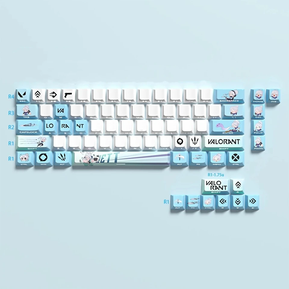 Mechanical keyboard Valorant keycap set valorant キーキャップ 1