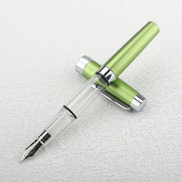 Press Type Ink Suction Fountain Pen Titanium Vacuum Filled Pen EF0.38Nib Transparent Smooth Writing Stationery Supplies