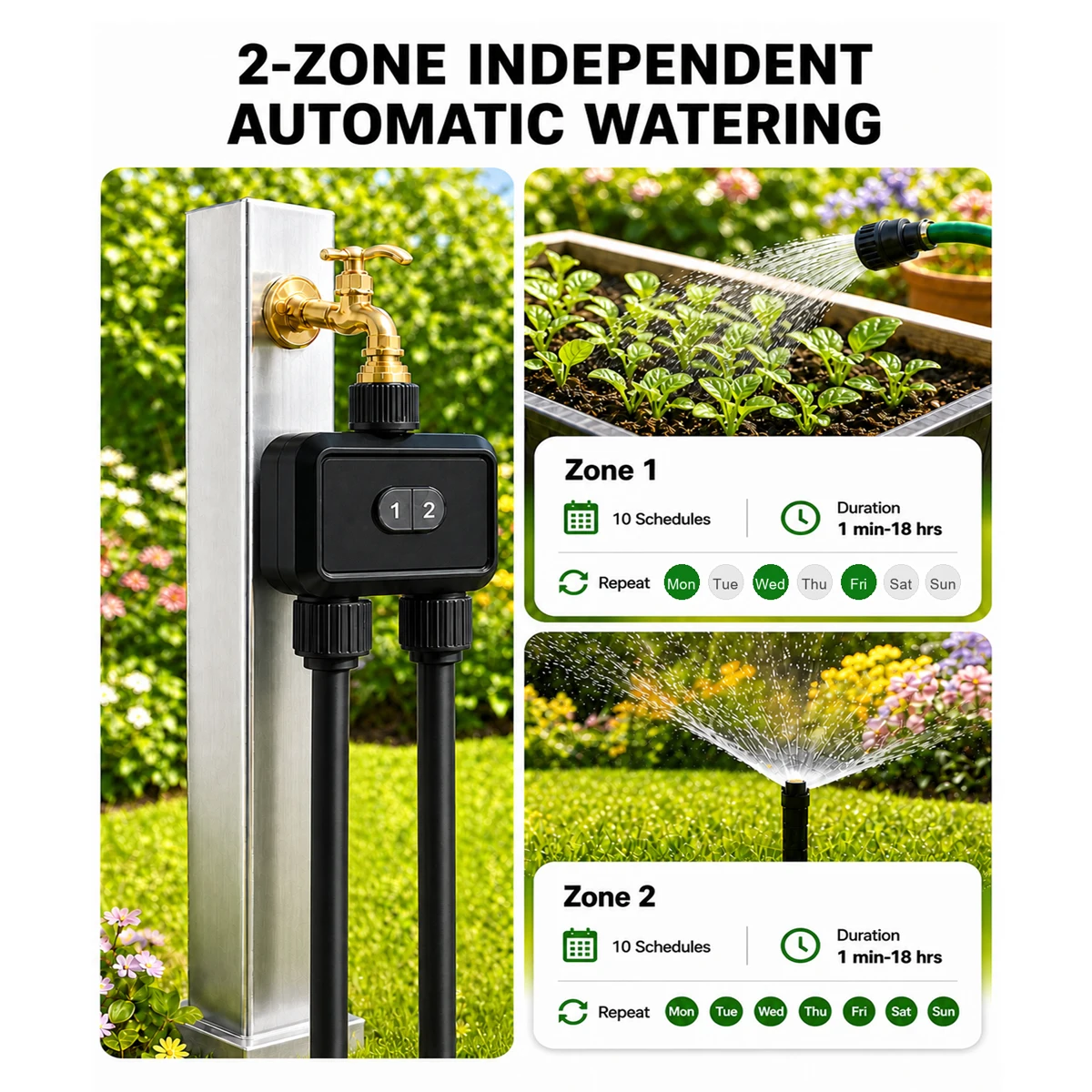투야(Tuya) Wi-Fi 직접 연결 자동 급수 타이머 - Wifi Irrigation Timer 리뷰 및 가격