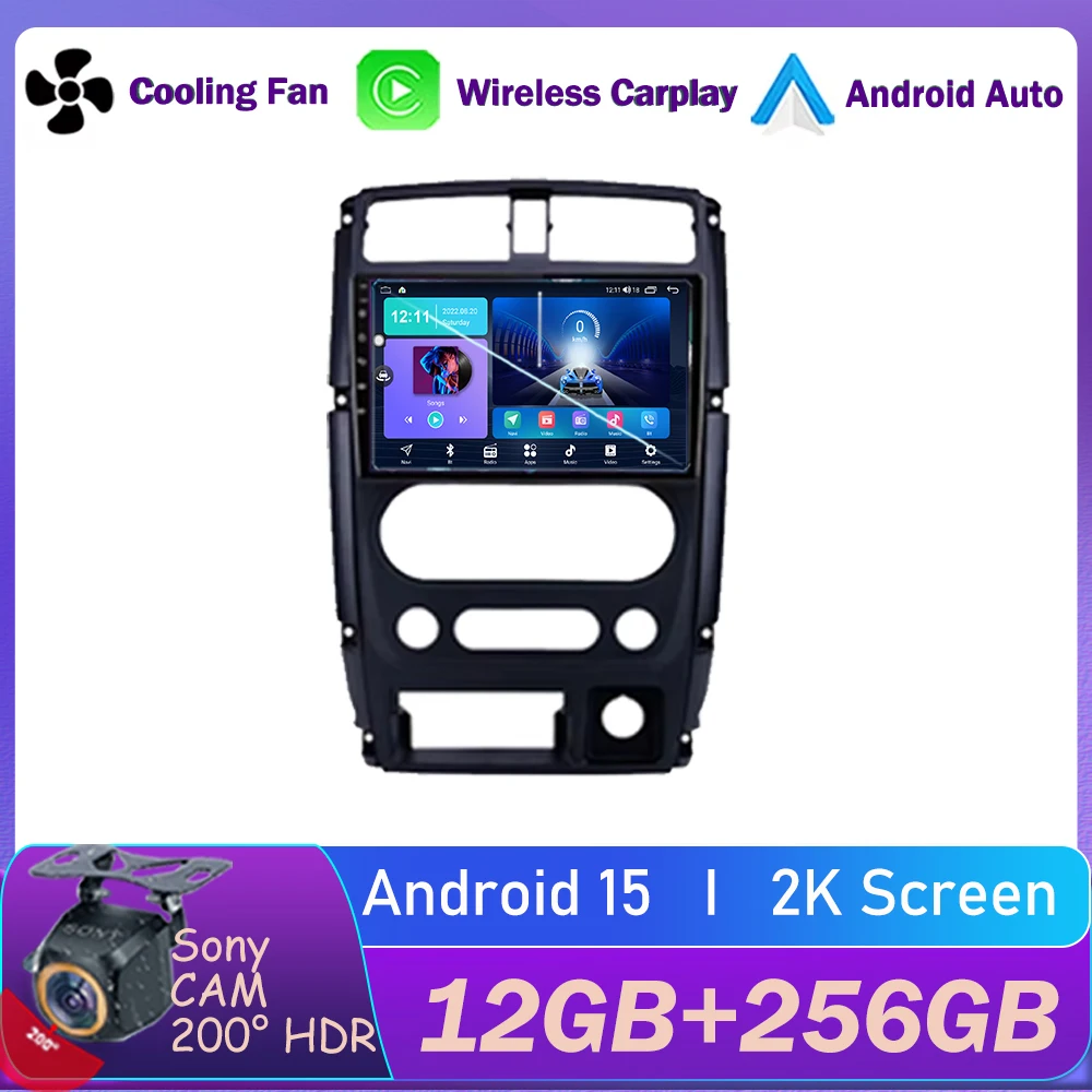 

Android 15 Auto Multimedia For Suzuki Jimny 3 2005- 2019 Player 5G GPS Car Radio Video Navigation Carplay camera Screen Stereo