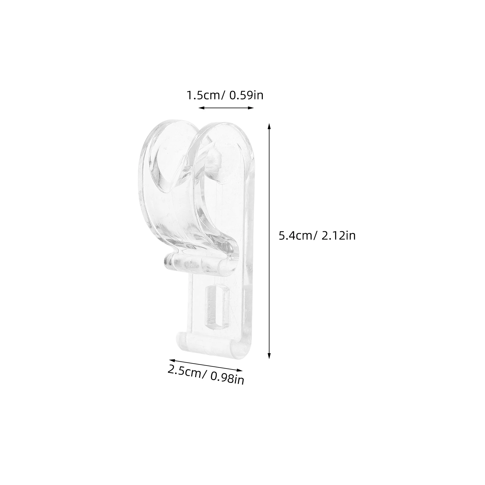 30 قطعة خطافات الستائر شفافة الأسطوانة الظل سلسلة التجنيب تثبيت كليب ل أعمى الحبل المنظم نافذة الظل الملحقات